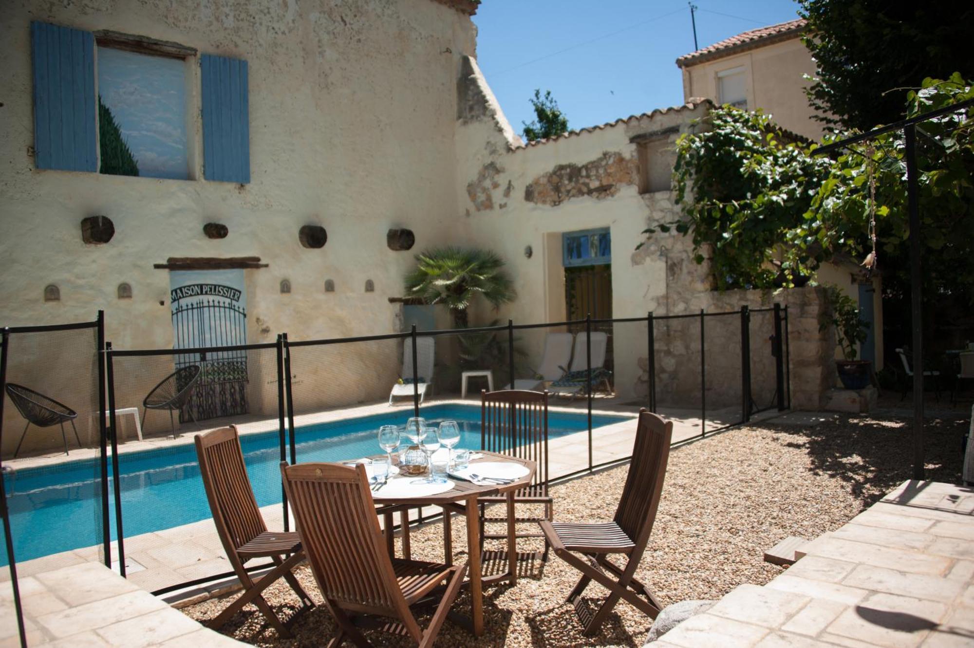 Maison Pelissier Bed And Breakfast With Sweeming Pool Cuxac-d'Aude Exterior photo